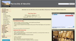 Desktop Screenshot of parrocchiadimeschio.it